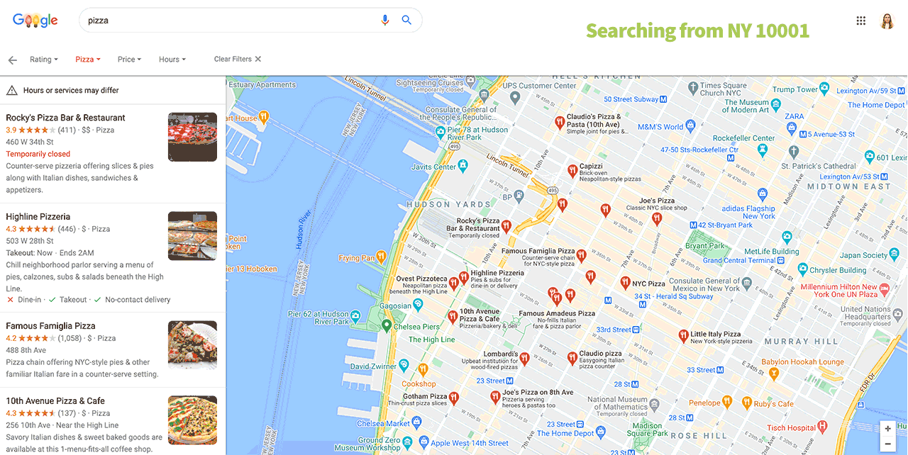 Local Search Results Checker