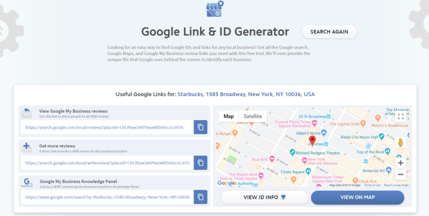 Google Link Id Generator