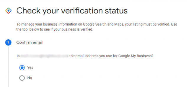 Verification status