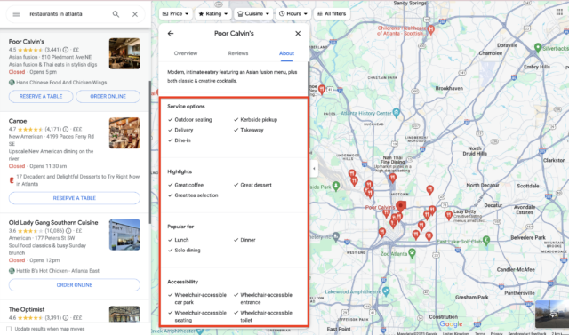 What are Google Business Profile Attributes? - Attributes in Google Maps